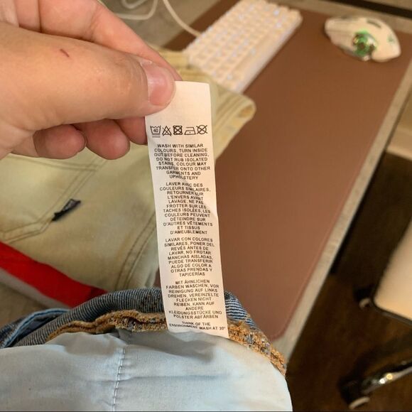 ASOS Collusion Mom Jeans size 30long Dark Wash - Picture 12 of 12